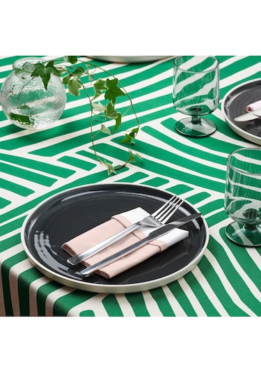 Ikea Näbbfısk Açık Pembe-beyaz 30x30 Cm Kumaş Peçete 4 Adet