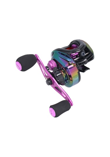 Wezone Metal Baitcasting Makinesi 8.1 Hız Oranı 12 Seviye Manyetik Fren Tüm Su Tipleri Uyumlu Sağ El