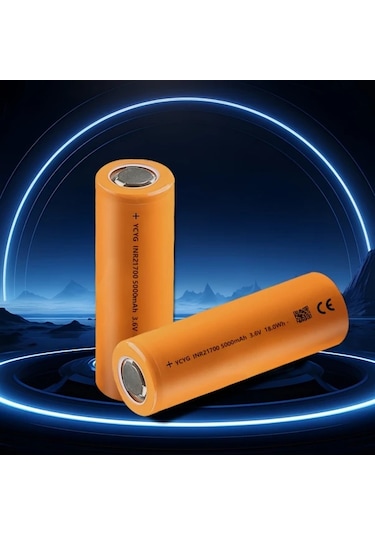 Lumaworld 2 Adet 3.6v 21700 Pil 5000mah Tırpan Fener El Aletleri