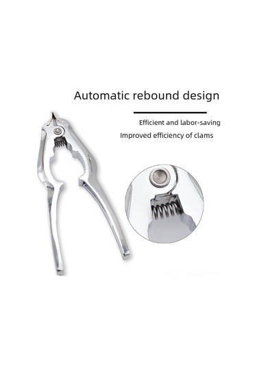 Monyee Çinko Alyuminyum Çok Amaçlı Kabuk Açıcı - Midye, Istiridye, Ceviz Ve Kestane Açma Aracı Opp Paketli Diğer