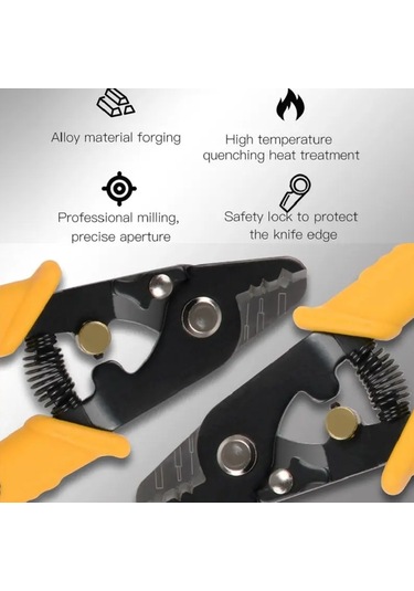 Sones Komshine Fıs Üç Portlu Optik Tel Soyma Açıklığı Hassas Güvenlik Kilidi Tasarımı Ft11301t