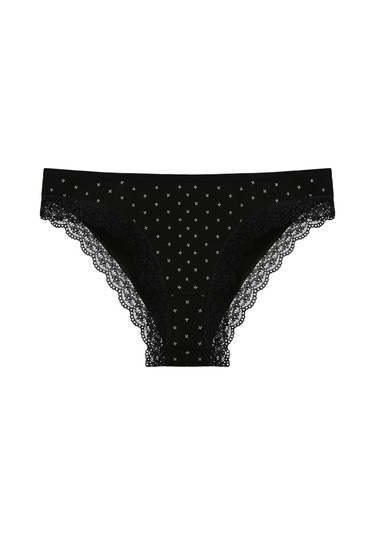 5'li Kadın Külot 198121 Siyah