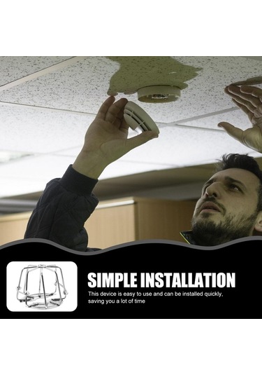 Sones Sökülemeyen Yangın Sprinkler Başlığı Koruyucu Kapak Braketi, Stil: 4 Noktalı Sprinkler İçin