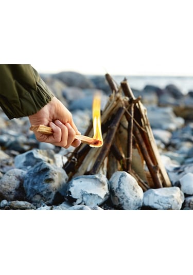 Light My Fire  Tinder-On-A-Rope Kolay Tutuşan Doğal Çıra Çok Renkli