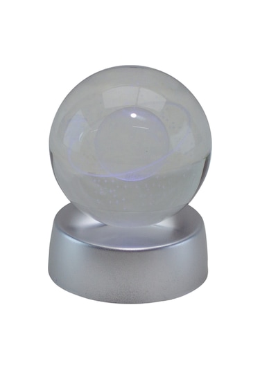 Cam Küre Işıklı Renk Değiştiren Küre Yörüngede Dolaşan Prenses