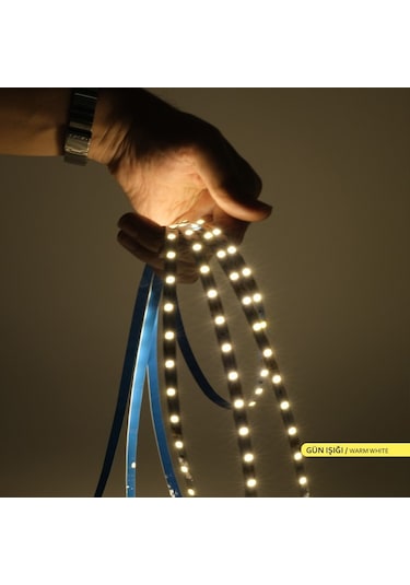 ACK Şerit LED 60 Led'li 3000K Günışığı 7W 5 Metre AS01-00800