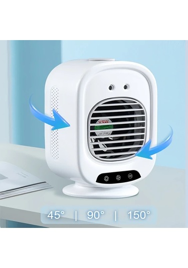 Motion003 Beşik Baş Sallamama Taşınabilir Akıllı Mini Klima Fanı Usb Şarjlı Sessiz Çalışma Ev Ofis Seyahat Balıkçılık