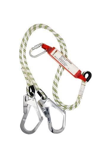 Safeset Çift Kollu Şok Emicili Lanyard Safeset