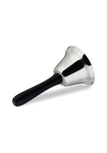 Yüksek Sesli Masa Ve El Zili, Ahşap Saplı Ofis Masası Çağrı Zili, Noel Dekorasyonu Veya Resepsiyon Zili, 12 Cm, Gümüş