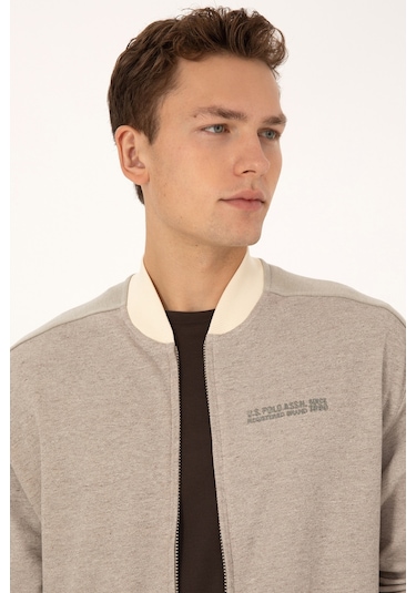 U.s. Polo Assn. Erkek Hırka Örme 50315820-vr256 İnci