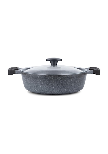 ThermoAD 3 Parça Graneu Cam Kapaklı Tencere Seti