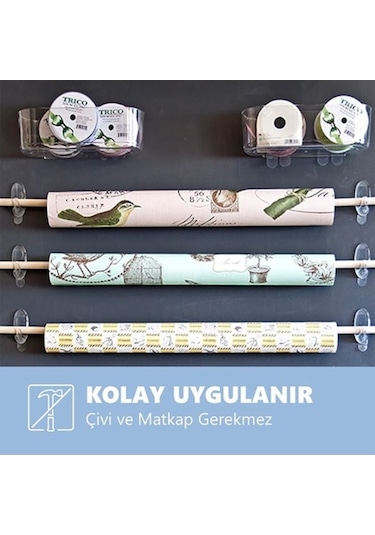 3M Command 17091 Şeffaf Askı Orta Boy