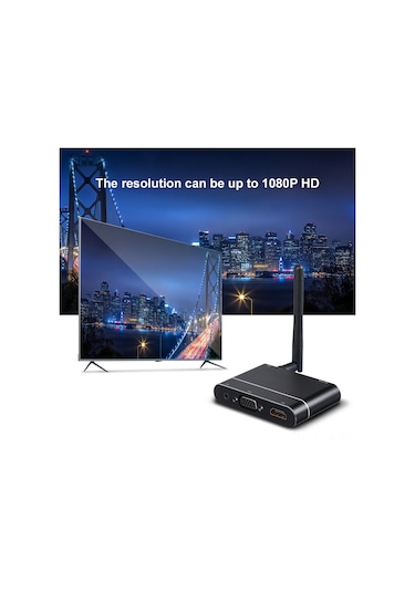 Vkemall Mirascreen X6w Kablosuz Ekran Paylaşımı Cihazı - 1080p Hd Miracast/airplay/dlna Tv Projeksiyon Aleti