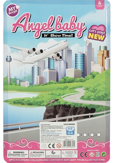 Bıgtree Angelbaby Seyahat Bebekleri Siyah Deri Pantolonlu