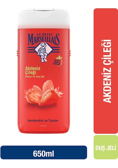 Le Petit Marseillais Akdeniz Çileği Banyo ve Duş Jeli 650 ML