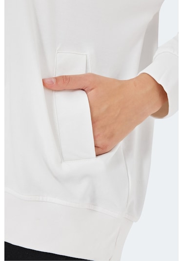 Slazenger Vıkentı Sw 2 Li Set Kadın Sweatshırt Beyaz - Siyah
