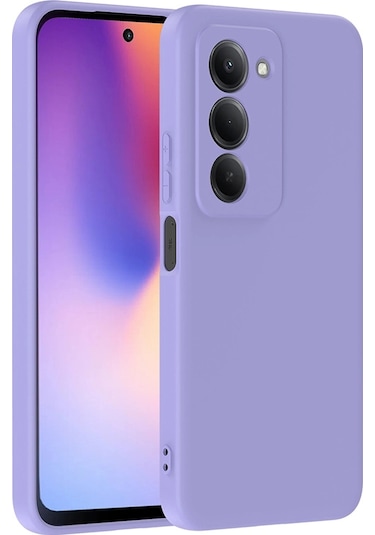 Xiaomi Redmi 15 Kılıf Zore Mara Lansman Kapak Lila