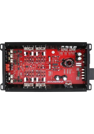 Soundmax Sx-2850.4 2024 Yeni Seri 4 Kanal Oto Amfi 4 Ohm 4x60rms