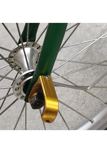 Homyl Bisiklet Çatalı Kanca Aks Tutacağı Katlanır Altın Altın