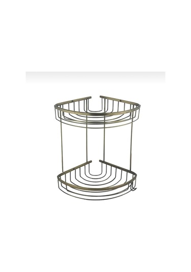 İsaoğlu Yapı Mat Gold Şampuanlık Antik Gold Şampuanlık Paslanmaz Pirinç Banyo Askılık Gold
