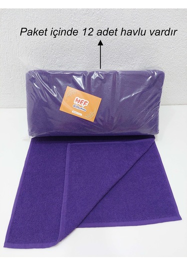Mor Berber Havlusu Denizli 50x90 Cm 12'li