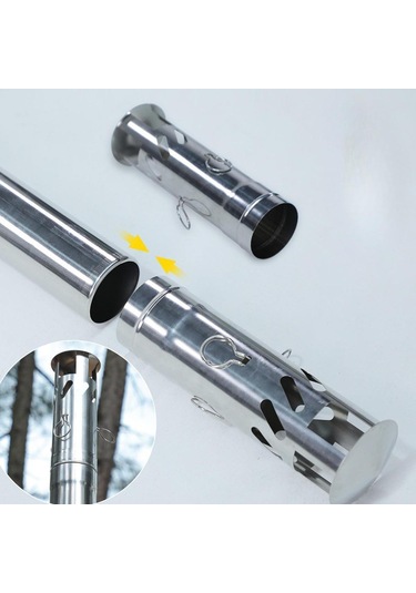 Suntek Baca Yağmur Başlığı Geçirmez Paslanmaz Çelik Stil-b