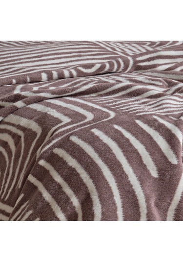 Pamela Çift Kişilik Battaniye 200x220 Cm Sütlü Kahve