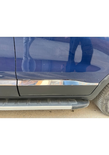 Opel Crossland Yan Kapı Çıtası 4 Parça Paslanmaz Çelik