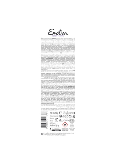 Emotion Agua Kiss +  Natural Kadın Sprey Deodorant 3 x 200 ML