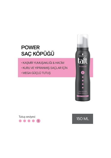Taft Power Kaşmir Köpük 150 ML