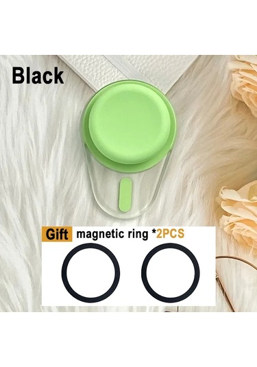 Goldenqian Grippopso Manyetik Cep Telefonu Kavrama Tok Griptok Iphone 16 15 14 13 12 Serisi Manyetik Telefon Soketi Cep Telefon Tutucu Green Green