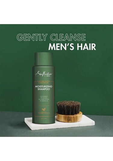 Shea Moisture Men Shea Ve Mafura Yağlı Nemlendirici Şampuan 444ml Tüm Saç Tipleri