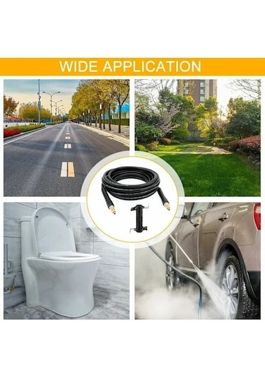 Kärcher K2 K3 K4 K5 K6 K7 Basınçlı Yıkama Makinesi İçin Yedek Hortum, Hızlı Bağlantı Ve Hızlı Bağlantıya Sahip Yüksek Basınç Hortumu 6 M Diğer