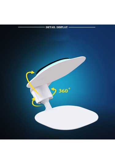 Cbtx Yapışkanlı Araç Kontrol Paneline Montaj Cep Telefonu Braketi Manyetik Emme Cep Telefonu Tutacağı - Beyaz / Sarı