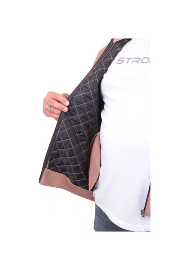 Starbattal Büyük Beden Fermuarlı Hırka Diamond 23281 S.Kahve-S.Kahve