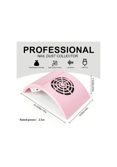 Willowhaven Beyaz 2 Yeniden Kullanilabilir Filtreli Tirmak Toz Toplayici Akrilik Tirmak Cilasi Emis Makinesi Salon Ev Manikur Seti Dusuk Gurultu