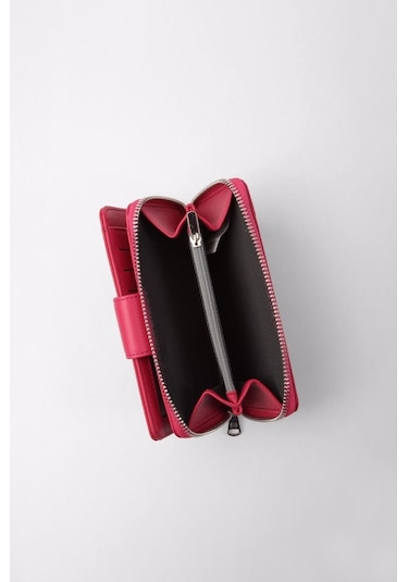 Cengiz Pakel Kadın Orta Boy Cüzdan 65256M Fuşya Pembe- Fuşya