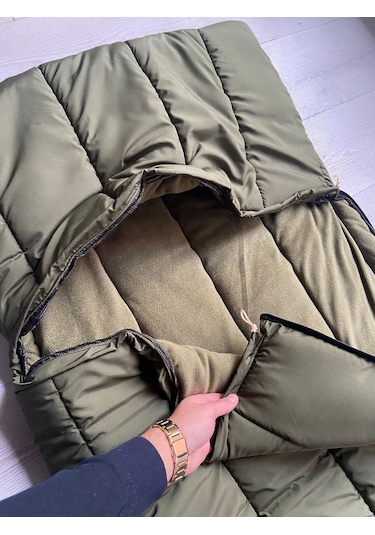 -20 Derece Camping Deprem Askeri Su Geçirmez Kamp Uyku Tulumu Haki