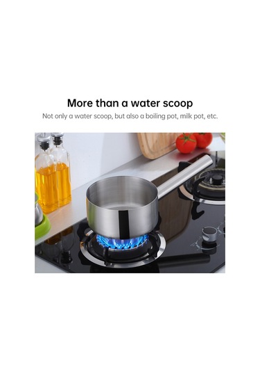 Sones Paslanmaz Çelik Su Kepçesi Su Akrebi Şef Mutfak Su Kepçesi