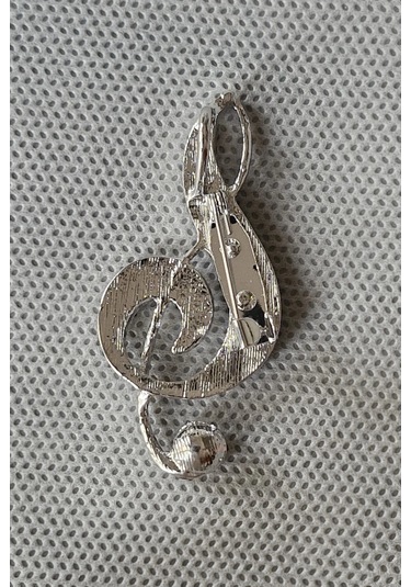 Abalon Shell Sol Anahtarı Sedef Broş Br10-1 Çok Renkli