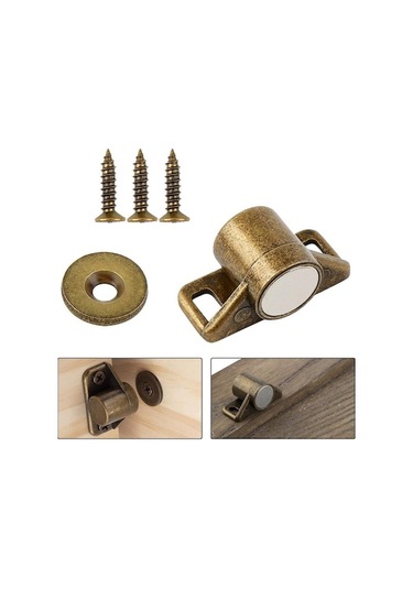 Novahub Yeşil Bronz Manyetik Yakalama Mandalı Sürgülü Kapılar Güçlü Manyetik Yeşil Bronz