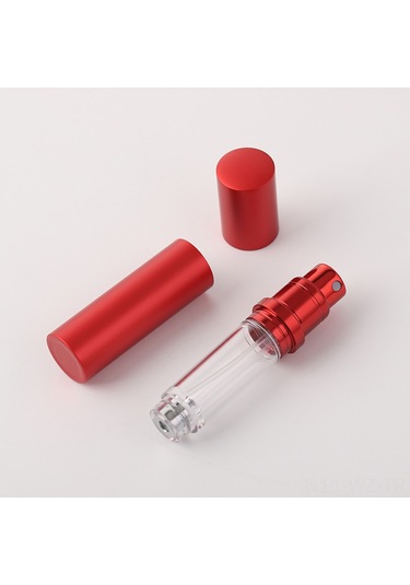 Wezone Gümüş Renkli 5ml Mat Koku Fişeği - Alttan Doldurulabilir, Taşınabilir, Tekrarlı Kullanım - Hediyelik Mini Boş Şişe