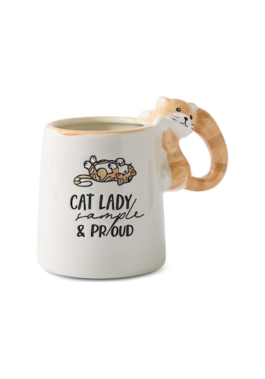 Aryıldz Tails Lady Kedi Figürlü Kupa 545ml 278383 Beyaz - Sarı