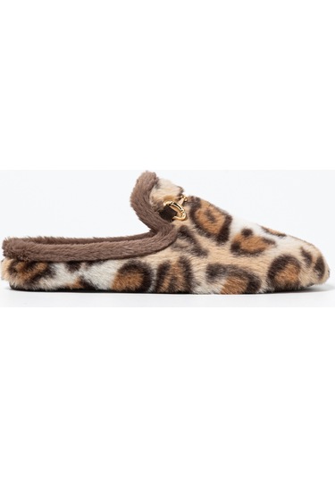 Anaı146 Leopard Camel Terlik/ Panduf Ev Kadın Anaı146-mk Macarena Leopardo Camel Anaı146 Leopard Camel