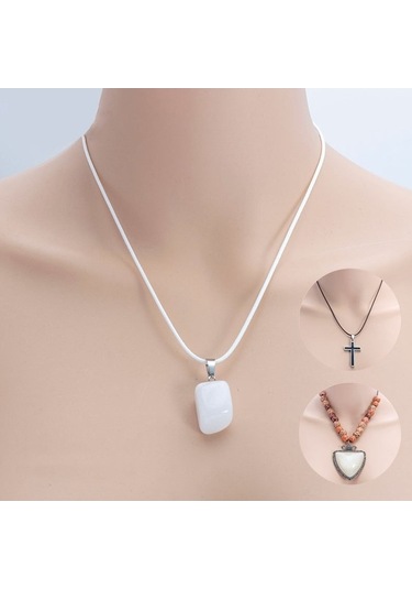 Fastbuy 100 Adet Kristal Kolye Takı Kordon Altın Çok Renkli Kolye Halat Çok Renkli