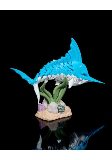 Hareketli Marlin Balığı Standlı 21x13cm