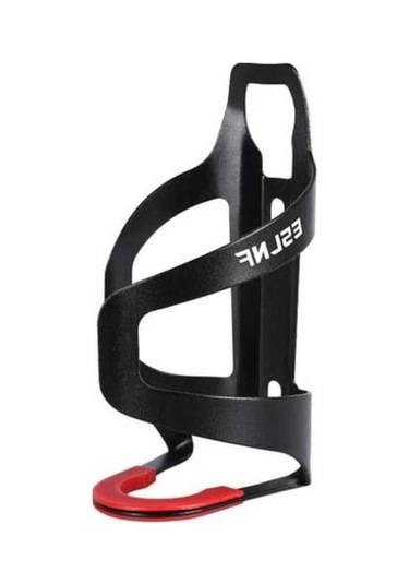 Pazly Siyah Alüminyum Bisiklet Şişe Tutucu, Ultralight Paslanmaz Çelik, Korozyona Dirençli, Evrensel Dağ Yol Bisikleti Su Şişesi Tutucu Siyah