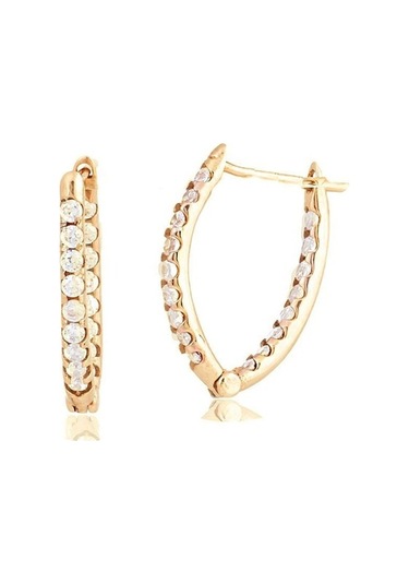 Masaliko Moloi Gümüş Küpe - 925 Ayar Gümüş, Günlük Kullanılabilir Altın