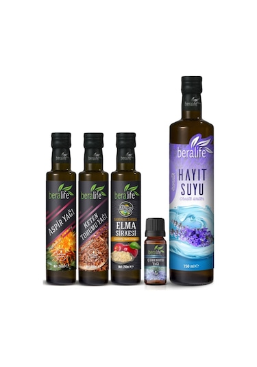 Beralife Bitkisel Yağlar ve Bitkisel Sular Seti 5'li Set