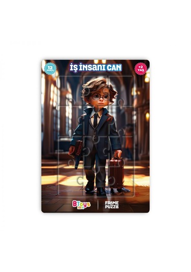 Btoys 5 Adet Lisanslı 12 Parça Can Serisi Puzzle